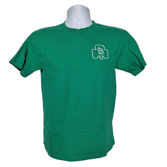 Vintage Port & Co Sm St. Louis Billikens Fighting Mascot Shamrock Graphic Tee - Picture 4 of 6